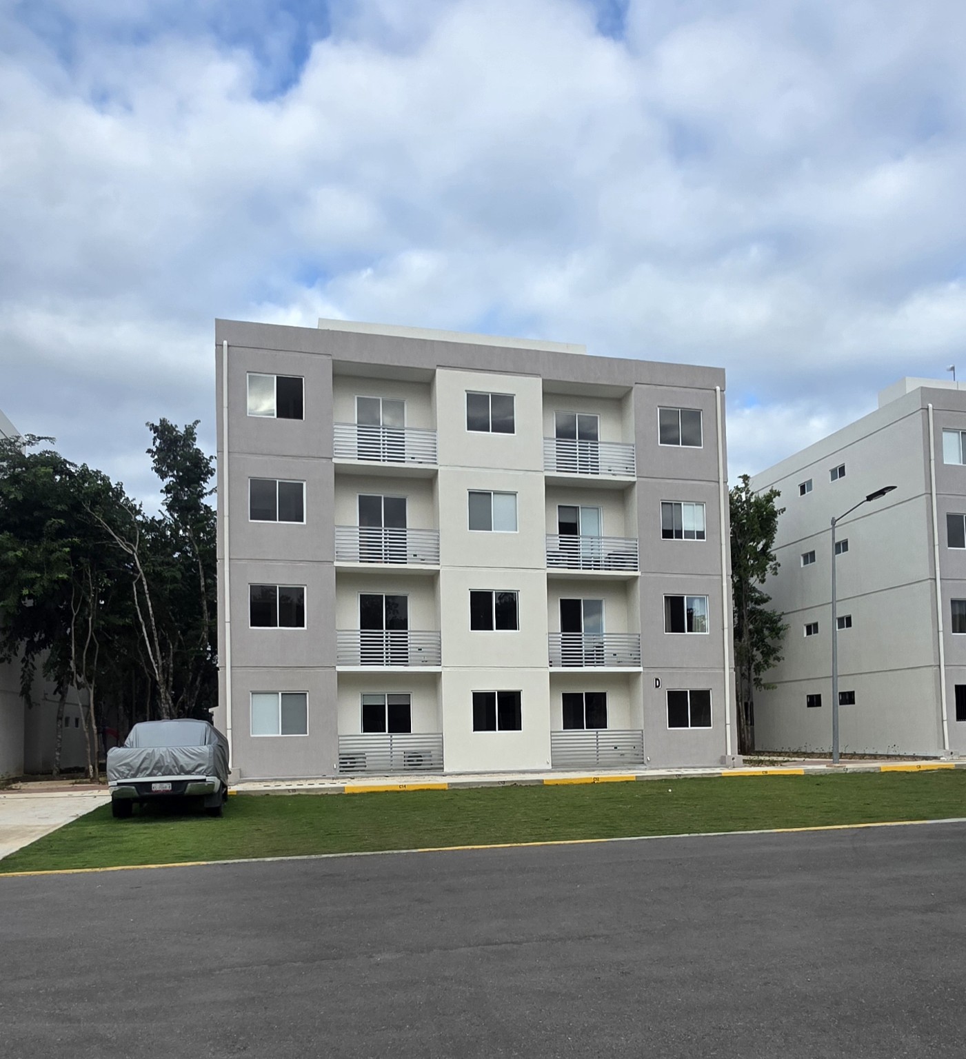 Fachada del departamento Capua
